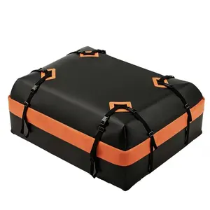 Car Rooftop Cargo Carrier, 20/15 Cubic Feet Waterproof Roof Bag with Anti-Slip Mat, Combination Lock & Reinforced Straps, Soft Shell Luggage Carrier for SUV Sedan Truck w/ or w/o Rack, Car Top Storage for Travel
