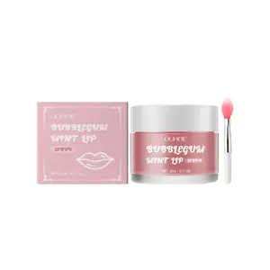 Moisturizing Brightening Lipstick, Hydrating Repairing Lips Anti-Chapping Exfoliating Strawberry Lip Scrub, Daily Care Lip Balm