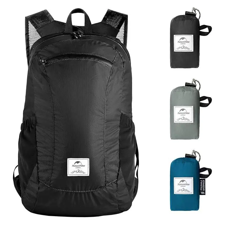 Naturehike 18L Waterproof Hiking Backpack – Lightweight, Packable Travel Backpack for Airplane, Outdoor Adventures, Camping,and Everyday Use