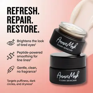 Organixx Renew Eye Cream | Hydrating, Smoothing & Brightening Eye Cream with Peptides, Squalane & Natural Oils