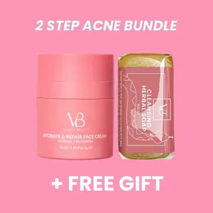 2 step acne bundle Cleanser Cleansing Facial Wash Radiant