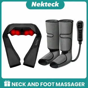 Nekteck Neck Massager & Foot and Calf Massager, Holiday Gift Massager Comfort