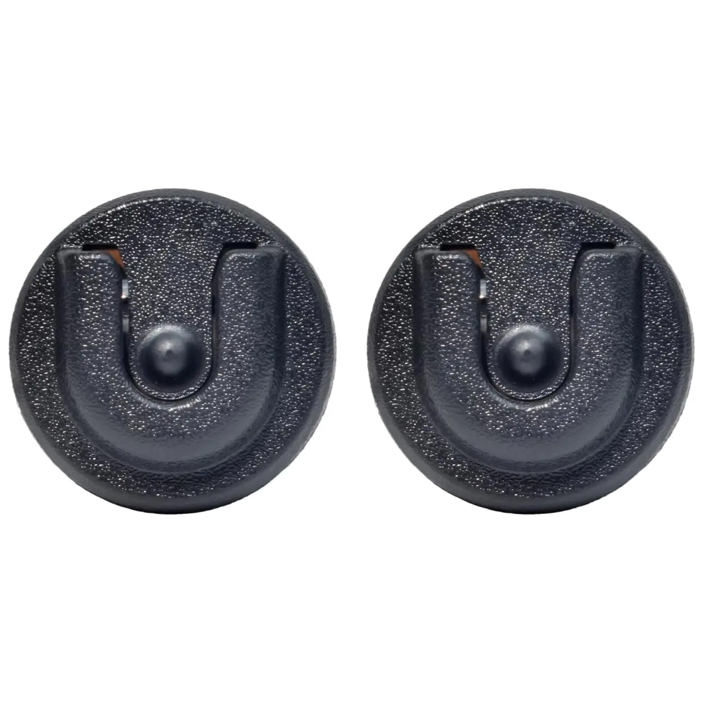 Universal CB Microphone Holder CB Mic Hanger with Adhesive Back Stickiness,Mobile Handheld Radio Microphone Holder Mount Accessories(Black,2 Pack)
