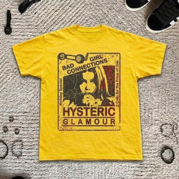 Archival Hysteric Glamour "Bad Connections" Unisex Graphic Tee