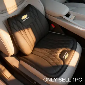 Car Interior Seat Cover, Auto Seat Covers, Car Seat Protector, Breathable Leather Chair Back Cushion Lumbar Support Anti Slip Mat Accessories For Chevrolet Corvette Montana TrailBlazer Silverado Traverse Camaro Suburban Equinox