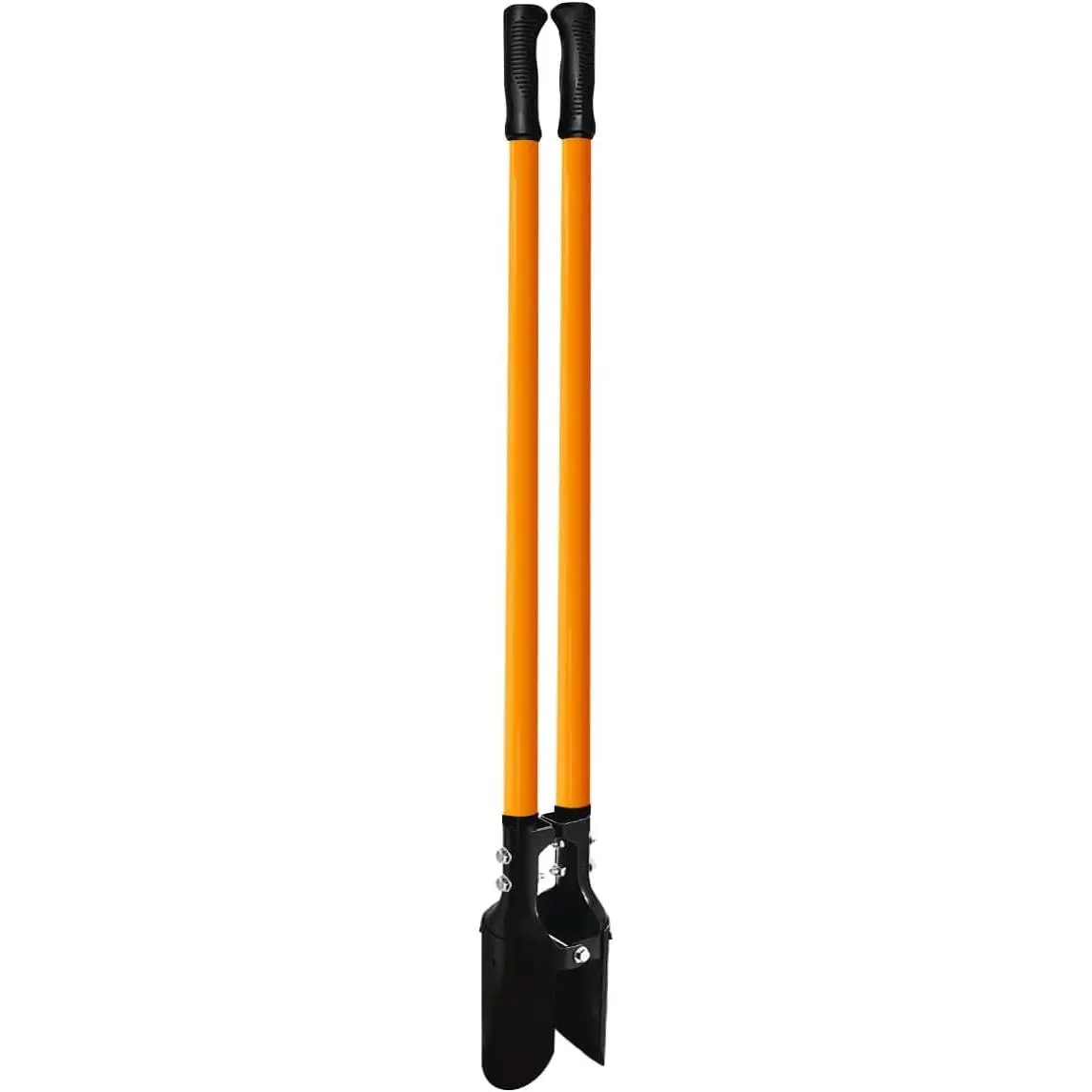 Hole Digger Tool, Heavy Duty  Hole Digger with Fiberglass Handle, 58 Inches