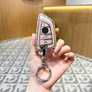 For BMW Key fob Cover Key Case Shell Rings for BMW 2 5 6 7 Series X1 X2 X3 X5 X6 X7 Premium Anti-dust Anti-Break Protection