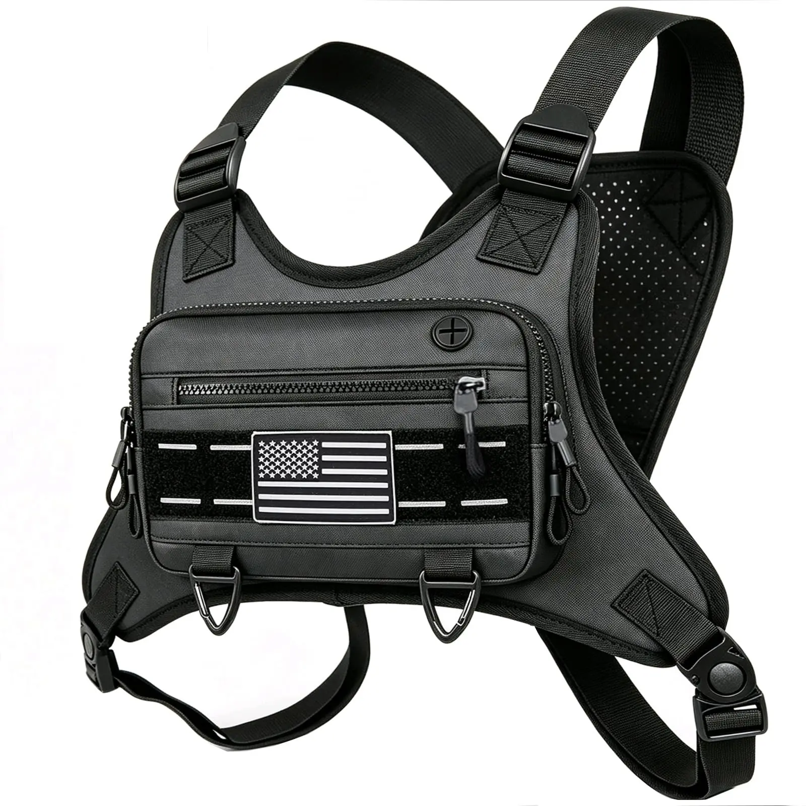 Sports Chest Bag For Men and Women Running Vest Tactical Chest Bag Pack for Sports Outdoor Chest Running Training Bag Backpack
