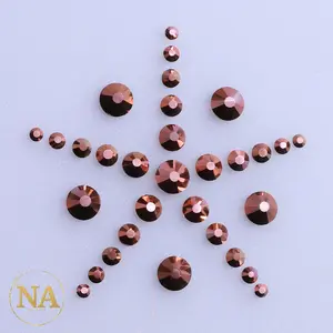 Rose Gold Rhinestone Scoops