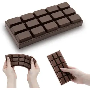 Chocolate Squishy Toy, Slow Rising Stress Relief Squeeze Fidget Toy, Soft Simulation Food Squeeze Toy for Anxiety Relief, Party Favor, Gift for Kids & Adults