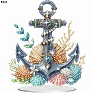 2D FLAT2D Flat Print DIY Diamond Painting Tabletop Ornaments Kit Table Top Diamond Painting Ornament Kits for Home Office Desktop DecorDiamond Painting Kit with All Tools for Adults & Beginners. Ready-to-use DIY Wall Decor & Ideal Holiday Gift