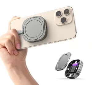 Magnetic Portable SSD Enclosure (SSD not included) M.2 2230 NVMe SSD 1TB/512GB（Supports up to 2TB） - External SSD for Gamers; Photographers; Travelers; Creators and Busy Professionals with USB-C 3.2 Gen 2 10Gbps, 100W PD Charging