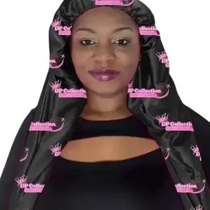 Bonnet Silky Long for Hair Protection during Braiding or Weaving - Comfort, Haircare