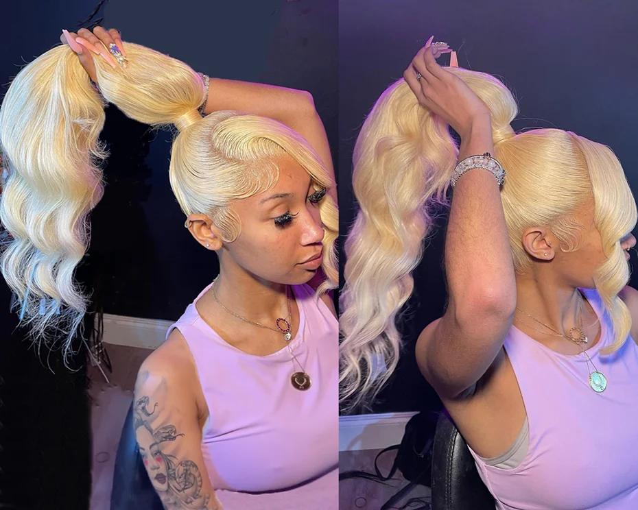 Rovess 613 Blonde Body Wave Bundles 12A Brazilian Virgin Human Hair Extensions 100% Unprocessed Real Hair for Women