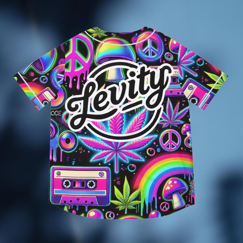 Tape B x Levity Jersey (FUN VIBES) Edm Jersey Rave Jersey 2, Rave Hockey jersey, EDM Merch