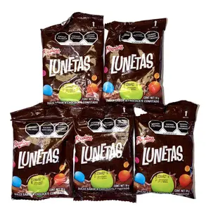 5 PACK - FRESKAS, LUNETAS, HUEVITOS DE PALOMA, CHOCORETAS, KRANKY, PASITAS  - AUTHENTIC MEXICAN CANDIES - PRODUCT OF MEXICOLUNETAS