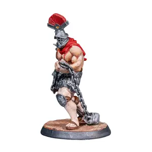 Unpainted Dead End Murmillo Gladiator Resin 3D Print Miniature - Multi-Size Sculpture, Tabletop RPG Accessory, Home Decor Statue Figurine