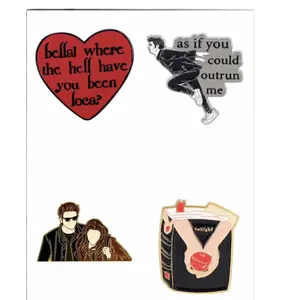 Twilight “Bella where the hell have you been loca” enamel pin