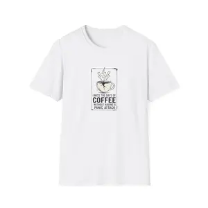 Anxious Coffee Gildan 6400 Unisex Softstyle Tee Shirt