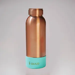 Oligo | Elevated Hydration | Pure Copper Water Bottle | Hydration On the Go | Benefits: Increased Energy, Gut Health, Naturally Alkaline | Leak Proof