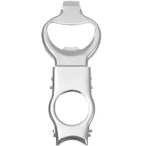 Multifunctional Bottle Opener Soda Water, Beer Stainless Steel Bottle Opener, Bar Mixing Sparkling Water Preservation Anti-Leak Seal Stopper, Both Bottle Opener and Seal Stopper