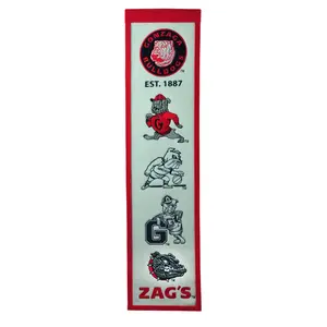 Gonzaga Bulldogs Heritage Banner - 8"x32"
