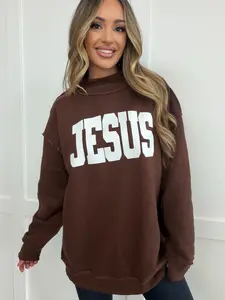 Tilly Jesus Reversible Oversized Mockneck Crew