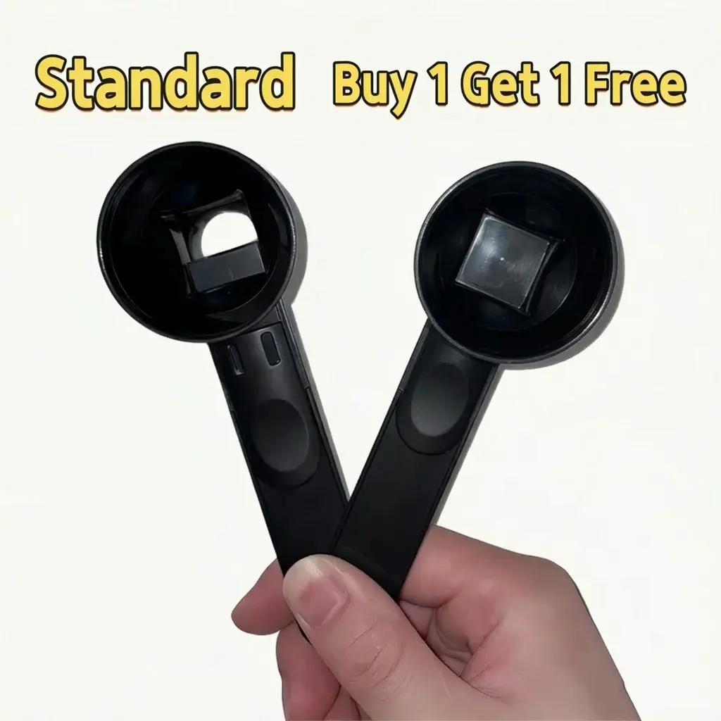 [Buy 1 Get 1 Free] Protein Powder Sliding Spoon,High Quality Funnel for Pre Workout Creatine  Powder Formula,Coffee Milk Smoothie Chocolate Powder Kitchen Utensils BPA Free Plastic,Perfect Gift for Valentine's Day Father's Day Anniversary