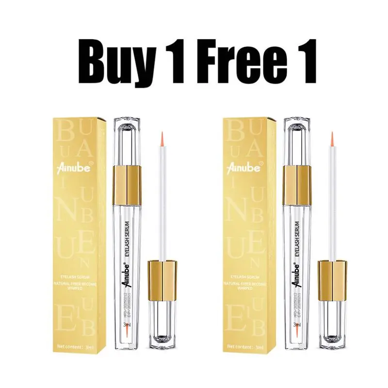 Ainube Eyelash Growth Serum – Naturally Enhance Lash Length & Volume | Ginseng Root & Plant-Based Nutrients Strengthen & Nourish Follicles | Safe for Daily Use, Gentle, Hormone-Free & No Parabens