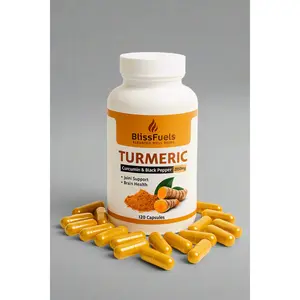 Turmeric Capsules with Black Pepper – Joint & Inflammation Support