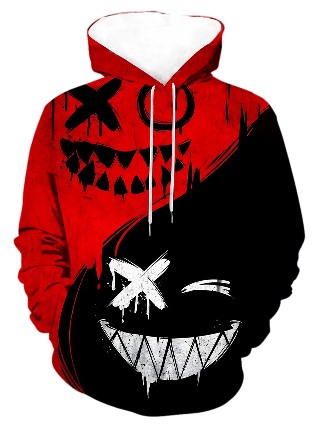 Men's Colorblock Graphic Drawstring Hoodie, Men's Clothing Outfits, Regular Fit Long Sleeve Pocket Hooded Sweatshirt for Daily Wear, Essentials Hoodie