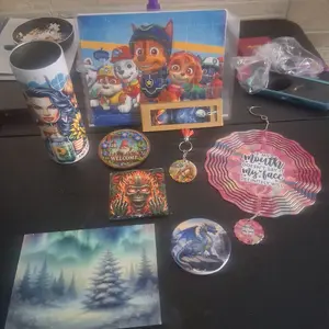 Tumblers Water Bottles Wind Spinners Sippy Cups Bookmarks Key Chains Mouse Pads Wall Placks Coasters Cloth Ceramic Variety Pack