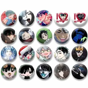 Cute Cartoon Boy Soft Button Pins Alien Stage Ivan Brooches Shirt Backpack Hat Clothing Accessories Fans Collection Badge Gifts