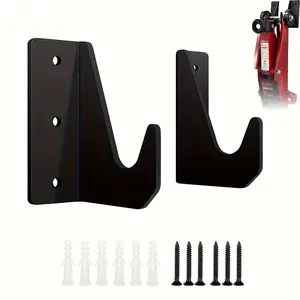 Metal Wall Mounted Jack Hooks Set, Garage Workshop Garden Multi-Purpose Storage Hangers, Durable and Versatile Organizer, Metal Organiser Hook