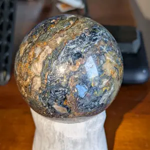 2.5 inch Pietersite sphere *rare*