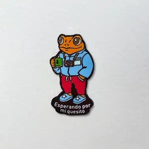Conchito Frog Enamel Pin – Fan Art | Limited Edition | Inspired by DMTF album | Puerto Rican Music