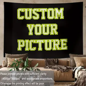 Customized Tapestry with Pictures - Unique Bedroom, Dorm, Apartment, Living Room, Picnic Wall Decoration, Home Decor, Personalized Photo Blanket, Soft Gift Design