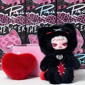 The Week Series Plush Blind Box - Aesthetic Leopard Bag Charm & Mystery Keychain - Y2K Style Soft Plushie Pendant for Backpacks, Designer Art Toy Gif