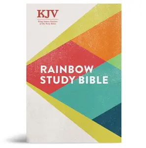 KJV Rainbow Study Bible, Hardcover, KJV Holy Bible, Black Letter, Pure Cambridge Text, Color Coded, Bible Study Helps, Reading Plans, Full-Color Maps, Easy to Read Bible MCM Type Hardcover – October 15, 2020