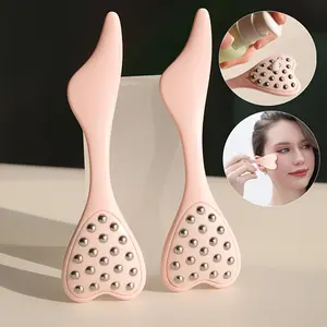 New Facial Care Gua Sha Roller Applicator - Beauty & Body Care Manual Massage Tool for Skincare Products, Boosts Absorption, Reduces Wrinkles, Ideal for Facial SPA, Gift for Friends & Family