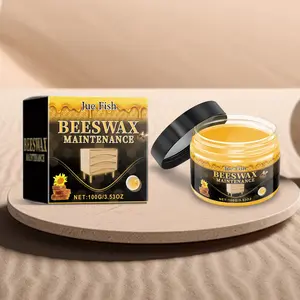 Beeswax Furniture Polish Paste, Multi-Purpose Beeswax Home Cleaning Maintenance, Furniture Care Polishing Agent, 1 Box/2 Boxes, Solid Formulation, Natural Beeswax
