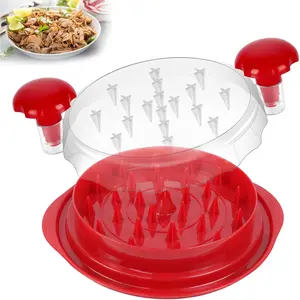 Chcken Shredder Tool Twster - Shreddng Claws for Rotssere Chcken, Plled Pork  Meat Prep | Ergonomc Ktchen Gadgets wth Non-Slp Grps  Dshwasher Safe