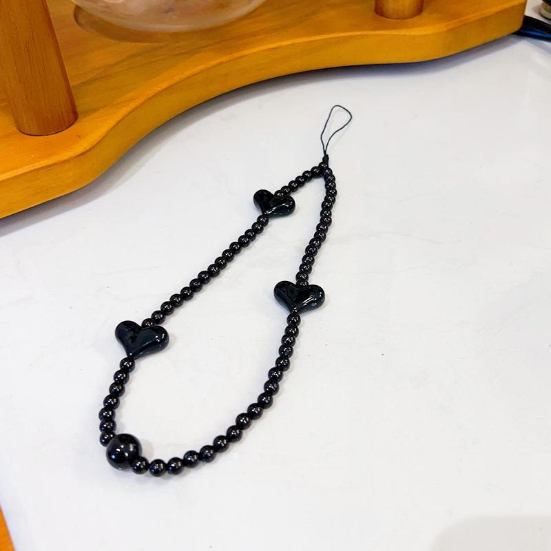 Beaded Phone Chain, Creative Design Mobile Phone Charm, Decorative Hanging Strap for Phone, Cell Phone Sling