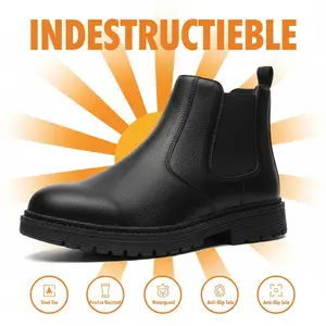Professional Safety Shoes for Men and Women, Waterproof Chef Work Sneakers, Anti Slip, Breathable and Puncture Proof for Car Wash, Cleaning and Wet Floor Areas