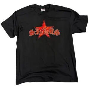 SIMMS Stars Tee#102 -Black/White