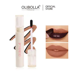 OLIBOLLA Peel Off Lip Stain 24H Kiss-Proof Smudge-Proof Lip Liner Long Lasting Lip Products No Re-apply high-shine finish