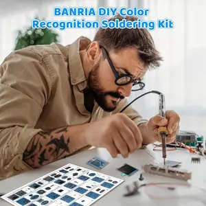 Color Recognition Soldering Kit with Sensor, Electronics Project to Learn & Display, Modes Color Learning Kit for Teens, Adults & Back to School