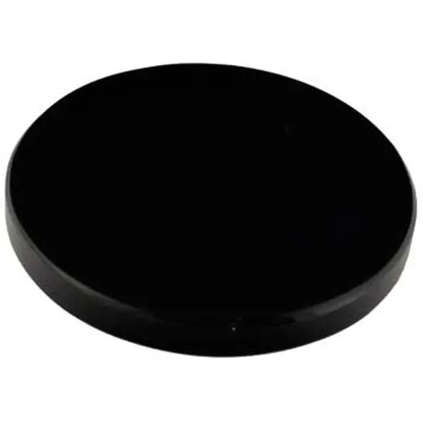 5" Black Obsidian Scrying Mirror — Natural Volcanic Glass Divination Tool