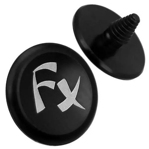 Fotodiox 12 mm Concave Soft Shutter Release Button - Anodized Aluminum, Black Camera Accessories (Shutter-Button-FX-Black)