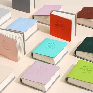 Mini Notebook, 3 Counts Portable Pocket Notebook, Small Graffiti Book, Empty Scrapbook, Pocket Note Pad, Leather Memo Pad, Cute Painting Book